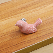 Load image into Gallery viewer, Colorful Cartoon Bird Ceramic Drawer Knobs | Modern Cabinet Knobs for Kids Room
