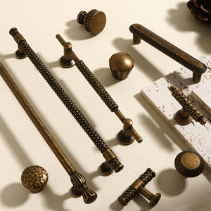 3.78"-12.6" Retro Antique Bronze Pulls, Knobs & Handles | Cabinet, Drawer, Dresser & Kitchen Hardware