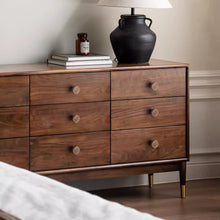 Load image into Gallery viewer, 3&quot;-7.55&quot; Black Oak &amp; Walnut Wood Knobs, Pulls &amp; Handles | Kitchen, Cabinet, Drawer, Cupboard &amp; Dresser Hardware
