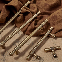 Load image into Gallery viewer, 3.78&quot;, 5&quot;, 6.3&quot;, 7.55&quot;, 8.8&quot;, 12.6&quot; Antique Bronze Drawer Pulls &amp; Knobs | Kitchen Handles, Cabinet &amp; Wardrobe Pulls, Furniture Hardware
