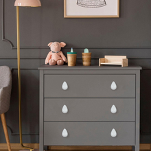Load image into Gallery viewer, Raindrop Ceramic Knobs | Colorful Drawer &amp; Cabinet Pulls, Dresser &amp; Kitchen Cupboard Handles, Furniture Hardware
