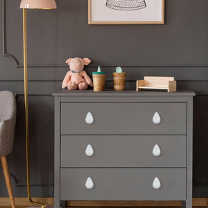 Raindrop Ceramic Knobs | Colorful Drawer & Cabinet Pulls, Dresser & Kitchen Cupboard Handles, Furniture Hardware