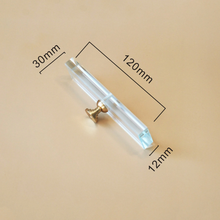 Load image into Gallery viewer, Glass &amp; Crystal Drawer Knobs | Brass &amp; Acrylic Kitchen Pulls, Cabinet &amp; Dresser Handles, Knobs
