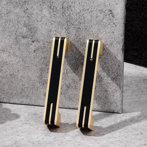 Black Brass & White Chrome Knobs & Pulls | Cabinet, Dresser, Drawer, Wardrobe & Kitchen Handles