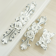 Load image into Gallery viewer, 3.78", 5.0" White, Gold, Silver Dresser Pulls | Shabby Chic French Country Drawer Knobs, Kitchen Cabinet Handles &amp; Furniture Hardware
