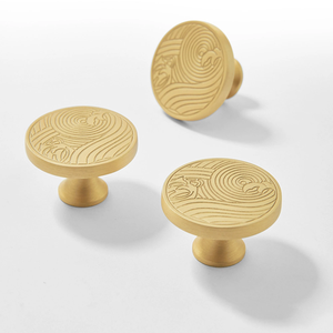 Solid Brass Gold Cabinet Knobs & Pulls | Dresser & Drawer Pulls, Kitchen Door Knobs, Hardware