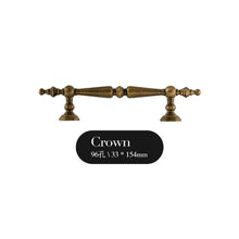Load image into Gallery viewer, 3.78&quot;, 5&quot;, 6.3&quot; Vintage Bronze Drawer Pulls | European Antique Cabinet &amp; Kitchen Door Handles, Dresser Knobs
