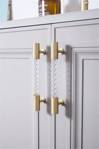 3.78"-12.6" Modern Acrylic Pulls, Knobs & Handles | Drawer, Wardrobe, Kitchen & Cabinet Hardware