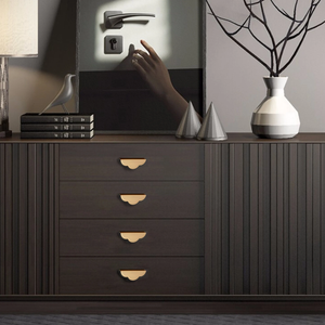 3.78" Champagne Gold Cabinet Door Handles | Dresser & Drawer Knobs, Kitchen Cupboard & Closet Wardrobe Pulls, Hardware