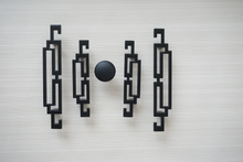 Load image into Gallery viewer, 2.5&quot;-5.0&quot; (64-128mm) Black Knobs, Pulls &amp; Handles | Chinese Style Cabinet Door, Drawer, Dresser &amp; Cupboard Kitchen Hardware
