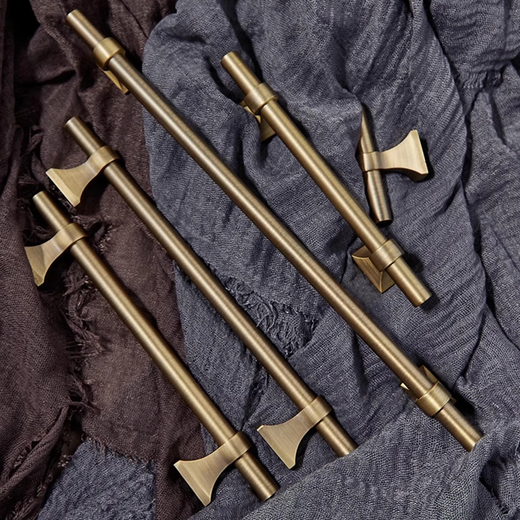 Unique Aged Solid Brass Pulls, Knobs & Handles | Cabinet, Kitchen, Drawer, Dresser & Closet Furniture Hardware