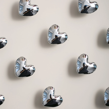 Load image into Gallery viewer, Original Design Heart Drawer Knobs | Small Gold, Silver &amp; Chrome Cabinet Pulls, Wardrobe Door Knobs, Furniture Hardware
