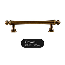 Load image into Gallery viewer, 3.78&quot;-7.55&quot; Art Decor T Bar Knobs, Pulls &amp; Handles | Gold, Antique Bronze &amp; Brass for Drawer, Dresser, Cabinet | Gift-Worthy Hardware
