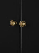 Load image into Gallery viewer, French Vintage Brass Round Knob, Antique Bronze Cabinet Drawer Small Handle
