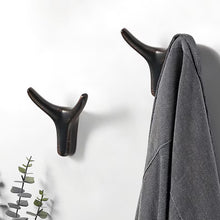 Load image into Gallery viewer, Modern Animal-Shaped Wall Hook | Brushed Brass Zinc Alloy - Stylish Coat Hanger
