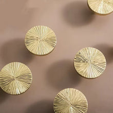 Load image into Gallery viewer, Light Luxury Gold Hand Hammered Brass Knobs, Original Minimalist Small Handles for Cabinets and Wardrobes
