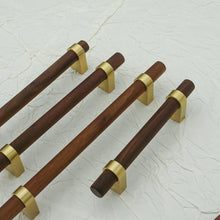 Load image into Gallery viewer, Walnut Beech Wood Knobs, Pulls &amp; Handles | Kitchen, Cabinet, Drawer &amp; Dresser Hardware
