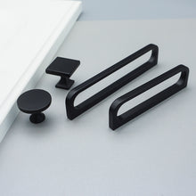 Load image into Gallery viewer, Hollow Black Knobs, Pulls &amp; Handles | Unique Gift | Drawer, Cabinet, Dresser &amp; Kitchen Hardware
