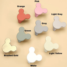 Load image into Gallery viewer, Colorful Mouse Cabinet Pull | Zinc Alloy Kids Room Drawer Knob (16mm &amp; 32mm)

