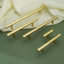 Load image into Gallery viewer, High-Quality Mini Hammered Solid Brass Pulls &amp; Knobs | Cabinet, Kitchen, Drawer &amp; Dresser Hardware
