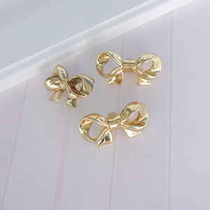 Exquisite Gold Brass Bow Drawer Knobs | Dresser, Kitchen Cabinet Handles & Door Knobs | Decor Furniture Hardware