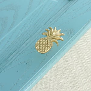 Exquisite Gold Brass Pineapple Knobs | Drawer Pulls & Handles for Cabinet, Dresser & Kitchen Cupboard | Furniture Hardware