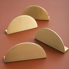 Load image into Gallery viewer, Nordic Light Luxury Gold Solid Brass Pulls, Original Semi-Circular Unique Handles for Cabinets &amp; Wardrobes

