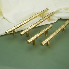 Load image into Gallery viewer, High-Quality Mini Hammered Solid Brass Pulls &amp; Knobs | Cabinet, Kitchen, Drawer &amp; Dresser Hardware
