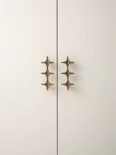Load image into Gallery viewer, Timeless Unique Vintage French Brass Cabinet Knobs, Aged Bronze Antique Furniture Pull Handles
