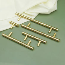 Load image into Gallery viewer, High-Quality Mini Hammered Solid Brass Pulls &amp; Knobs | Cabinet, Kitchen, Drawer &amp; Dresser Hardware

