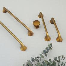 Load image into Gallery viewer, 3.78&quot;, 5&quot;, 7.55&quot;, 10&quot; (96mm) Antique Brass Drawer Handles | Cabinet Knobs, Kitchen Pulls &amp; Dresser Knobs | Furniture &amp; Cabinet Hardware
