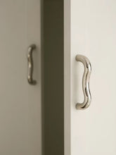 Load image into Gallery viewer, Bauhaus Minimalist Brass Cabinet Pulls, Titanium Silver Creative Wardrobe &amp; Cupboard Knobs
