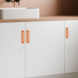 3.78"-12.6" Orange Hollow Knobs, Pulls & Handles | Drawer, Kitchen, Dresser & Cabinet Door Hardware