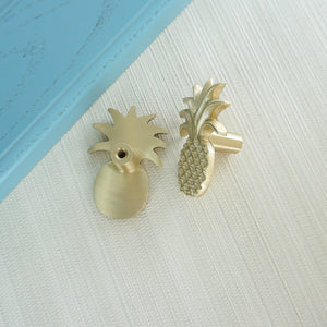 Exquisite Gold Brass Pineapple Knobs | Drawer Pulls & Handles for Cabinet, Dresser & Kitchen Cupboard | Furniture Hardware