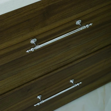 Load image into Gallery viewer, 3.78&quot;-6.3&quot; Polished Chrome &amp; Solid Brass Knobs, Pulls &amp; Handles | Drawer, Cabinet, Dresser, Kitchen &amp; Wardrobe Hardware
