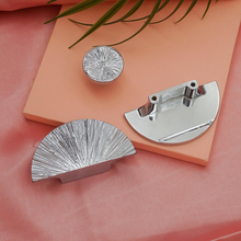 Load image into Gallery viewer, Semicircle Silver Chrome &amp; Gold Pulls, Handles &amp; Knobs | Cabinet, Drawer, Door &amp; Kitchen Hardware
