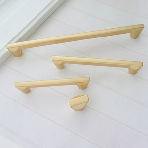 3.78"-8.8" Gold Brass Knobs & Pulls | Cabinet, Dresser, Drawer, Cupboard, Kitchen & Closet Wardrobe Hardware