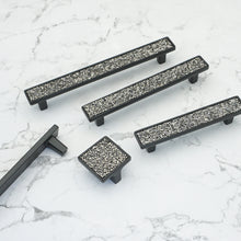 Load image into Gallery viewer, Bling Glass &amp; Crystal Drawer Knobs | Silver Chrome Clear Dresser Handles |Furniture Hardware
