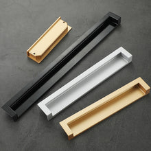 Load image into Gallery viewer, Invisible Concealed Embedded Pulls &amp; Handles | Extended | Kitchen, Cabinet, Drawer &amp; Closet Door Hardware

