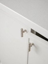 Load image into Gallery viewer, Modern Beaded Polished Chrome Cabinet Pulls | Premium Drawer Handles for Kitchen Island, Home Decor &amp; Cabinetry
