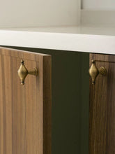 Load image into Gallery viewer, Vintage French Single‑Hole Solid Brass Cabinet Knobs, Small Handles for Wardrobe Doors and Drawers
