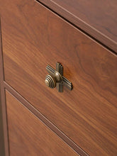 Load image into Gallery viewer, Vintage French Cabinet Pulls, Antique Bronze Aged Handles for Wabi‑Sabi Style Furniture Drawers
