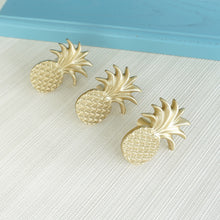 Load image into Gallery viewer, Exquisite Gold Brass Pineapple Knobs | Drawer Pulls &amp; Handles for Cabinet, Dresser &amp; Kitchen Cupboard | Furniture Hardware
