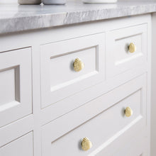 Load image into Gallery viewer, Exquisite Shell Brass Drawer Knobs | Dresser &amp; Kitchen Cabinet Pulls, Door Knobs | Decor Furniture Hardware
