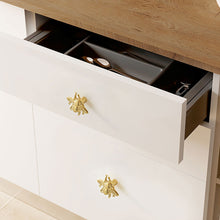 Load image into Gallery viewer, Gold Brass Bee Knobs | Drawer Pulls for Dresser, Kitchen Cabinet &amp; Door | Decorative Furniture Hardware
