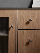 Load image into Gallery viewer, French Mid-Century Titanium Silver Brass Pigeon Egg Knobs, Modern Minimalist Handles for Drawers, Bookcases, Shoe Cabinets &amp; Wardrobes
