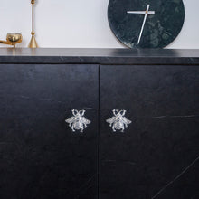 Load image into Gallery viewer, Gold Brass Bee Knobs | Drawer Pulls for Dresser, Kitchen Cabinet &amp; Door | Decorative Furniture Hardware
