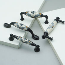 Load image into Gallery viewer, 3.78&quot;, 5.0&quot; High Quality Ceramic Kitchen Knobs | Gray, Blue, White Cabinet &amp; Drawer Pulls | Chic Furniture Hardware
