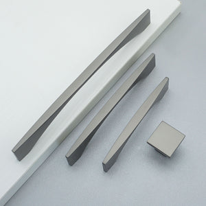 3.75", 5", 7.55" Dark Gray & Matte Black Modern Drawer Pulls | Dresser Knobs, Kitchen Cabinet Handles & Hardware