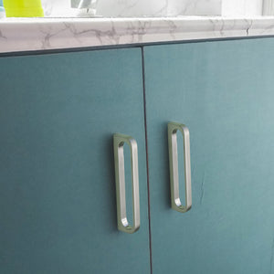 3.78"-12.6" Brushed Nickel Hollow Knobs, Pulls & Handles | Modern | Kitchen, Dresser, Drawer, Cabinet & Wardrobe Hardware